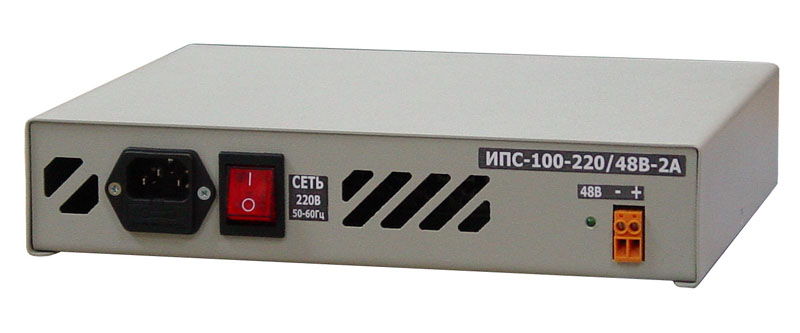 Купить Блок питания ИПС-100-220/48B-2A настольный - цены от компании ...